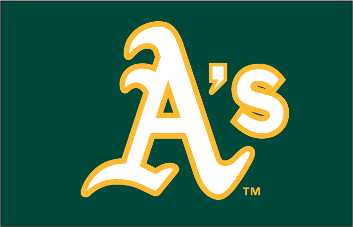 Oakland Athletics 2007-2009 Batting Practice Logo DIY iron on transfer (heat transfer)